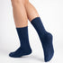 Κάλτσες Dimi Socks Γυναικείες 95% Βαμβακερές Λεπτές ΜΠΛΕ