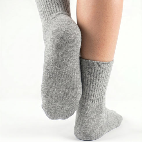 Κάλτσες Dimi Socks Αθλητικές Καθημερινές ΓΚΡΙ (95% βαμβάκι)