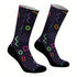 Κάλτσες #doyoudaresocks Digital Printed SuperSport Neon Symbols (code 70026)