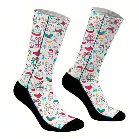 Κάλτσες #doyoudaresocks Digital Printed SuperSport Christmas Mood (code 70071)