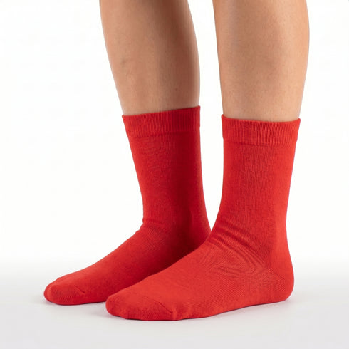 Κάλτσες Dimi Socks πετσετέ εσωτερικό Βαμβακερές 95% ΚΟΚΚΙΝΕΣ