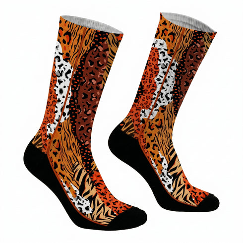 Κάλτσες #doyoudaresocks Digital Printed SuperSport Multileopar (code 70159)