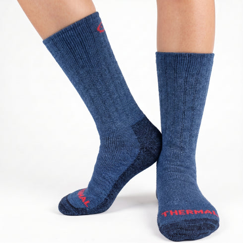 Κάλτσες Dimi Socks Thermal Χοντρές merino wool ΜΠΛΕ