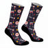 Κάλτσες #doyoudaresocks Digital Printed SuperSport Love & Wine (code 70093)