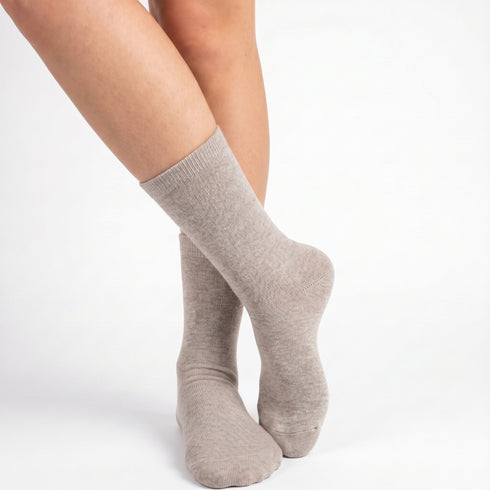 Κάλτσες Dimi Socks Γυναικείες 95% Βαμβακερές Λεπτές ΓΚΡΙ