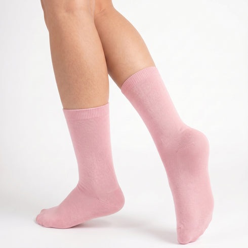 Κάλτσες Dimi Socks Γυναικείες 95% Βαμβακερές Λεπτές ΡΟΖ
