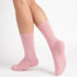 Κάλτσες Dimi Socks Γυναικείες 95% Βαμβακερές Λεπτές ΡΟΖ