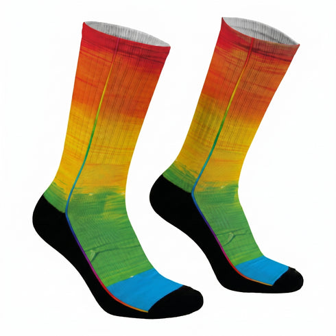 Κάλτσες #doyoudaresocks Digital Printed SuperSport Pride Rainbow (code 70132)
