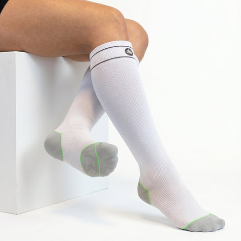 Κάλτσες Dimi Socks διαβαθμισμένης συμπίεσης comfort® 1.0 ΛΕΥΚΕΣ