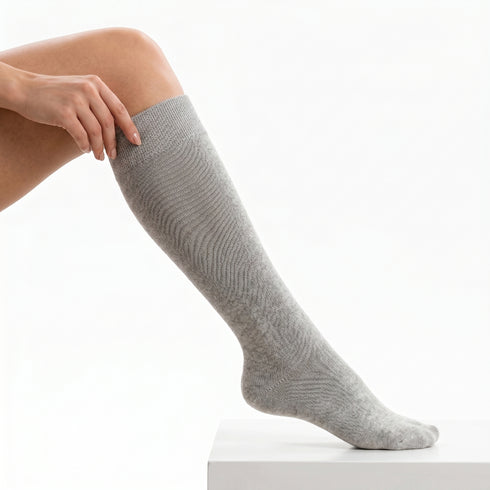 Dimi Socks knee length GRAY (95% cotton)
