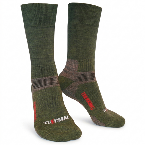 Dimi Socks Thermal Techniques merino wool KHAKI