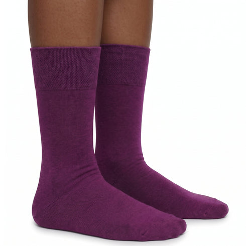Dimi Socks Medical Without Rubber PURPLE (95 cotton)