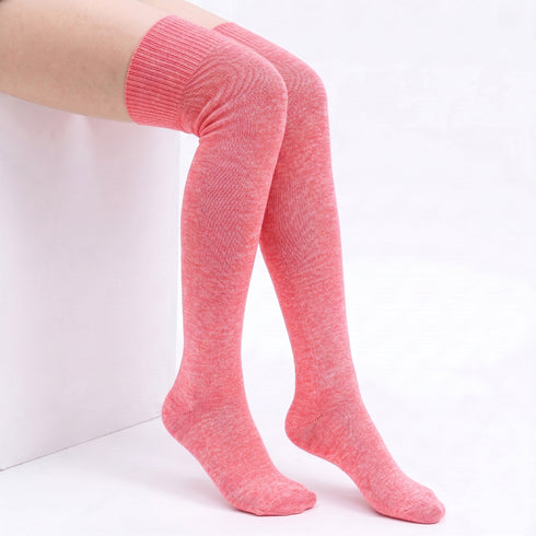 Κάλτσες Dimi Socks πάνω από το γόνατο ΡΟΖ (Μαλλί Merino)