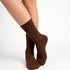 Κάλτσες Dimi Socks Γυναικείες 95% Βαμβακερές Λεπτές ΚΑΦΕ