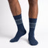 Dimi Socks Men's Striped Cotton 95% BLUE