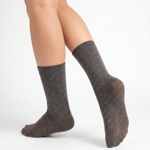 Κάλτσες Dimi Socks Γυναικείες 95% Βαμβακερές Λεπτές ΑΝΘΡΑΚΙ