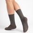 Κάλτσες Dimi Socks Γυναικείες 95% Βαμβακερές Λεπτές ΑΝΘΡΑΚΙ