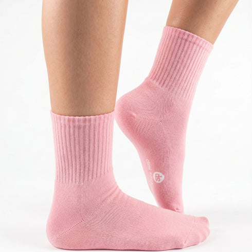 Κάλτσες Dimi Socks Αθλητικές Καθημερινές ΡΟΖ (95% βαμβάκι)