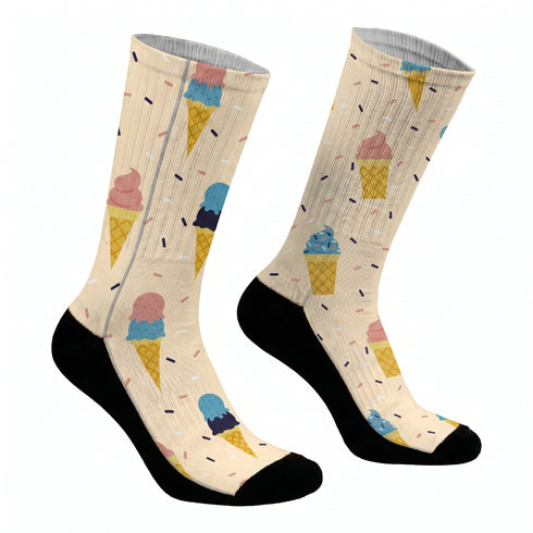 Κάλτσες #doyoudaresocks Digital Printed SuperSport Icecream (code 70027)