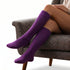 PURPLE Knee Length Dimi Socks (95% Cotton)