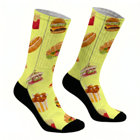 Κάλτσες #doyoudaresocks Digital Printed SuperSport Junk Foods (code 70018)