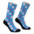 Κάλτσες #doyoudaresocks Digital Printed SuperSport Kiss Me Again (code 70095)