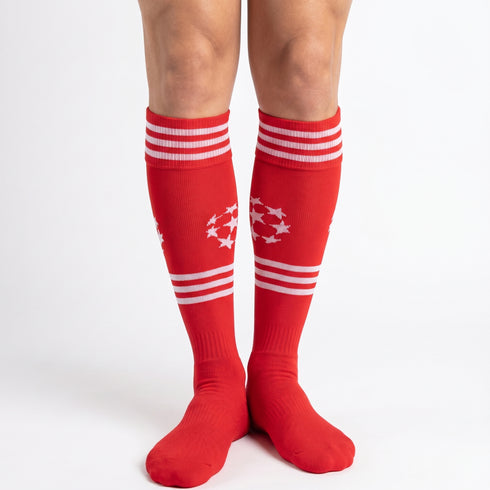 Κάλτσες Dimi Socks Ποδοσφαίρου ΚΟΚΚΙΝΕΣ