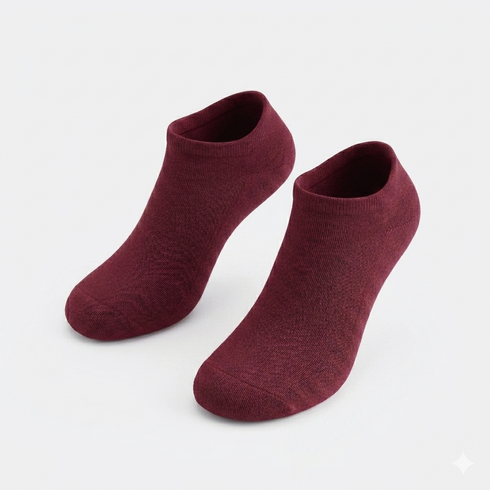 Dimi Socks sehr dünne bordeauxrote Socken (3 Paar)