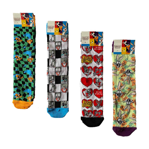 Κάλτσες Looney Tunes Λεπτές 4pack (code 9026)