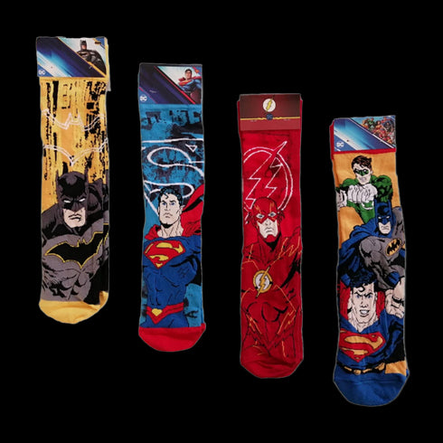 Κάλτσες DC Super Heroes Λεπτές 4pack (code 9013)