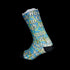 White Label Classic Plain Polyester Socks With Printed Patterns Custom Production Private Label
