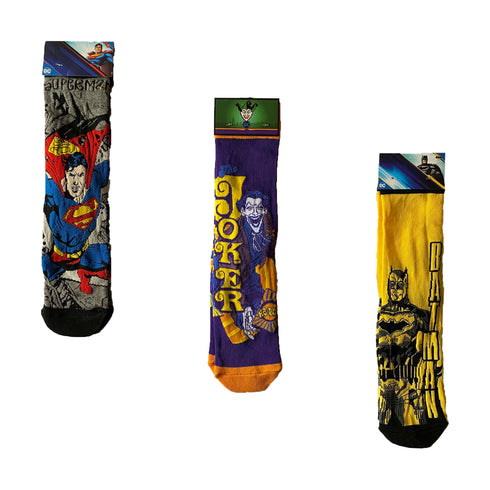 Socks DC SuperHeroes Thin 3pack (code 9027)