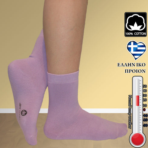 Κάλτσες Dimi Socks πετσετέ εσωτερικό Βαμβακερές 95% ΛΙΛΑ