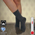 Κάλτσες Dimi Socks Γυναικείες 95% Βαμβακερές Λεπτές ΑΝΘΡΑΚΙ