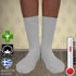 Κάλτσες Dimi Socks Medical Χωρίς Λάστιχο ΛΕΥΚΕΣ (95% βαμβάκι)