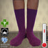 Dimi Socken Medical ohne Gummi LILA (95 Baumwolle)