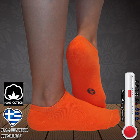 Κάλτσες Dimi Socks σοσόνια με πετσετέ εσωτερικό 95% βαμβάκι ΠΟΡΤΟΚΑΛΙ
