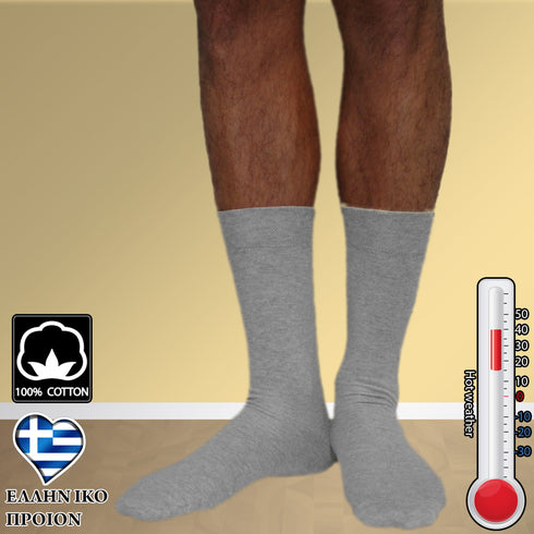 Κάλτσα Dimi Socks Ανδρική Βαμβακερή 95% mono ΓΚΡΙ