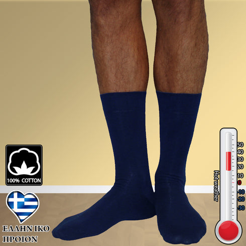Κάλτσα Dimi Socks Ανδρική Βαμβακερή 95% mono ΜΠΛΕ