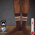 Κάλτσα Dimi Socks Ανδρική Ρίγες Βαμβακερή 95% ΚΑΦΕ