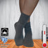Dimi Socks with turned elastic (95% cotton) CHARCOAL
