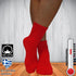 Κάλτσες Dimi Socks με γυριστό λάστιχο (Βαμβάκι 95%) ΚΟΚΚΙΝΕΣ
