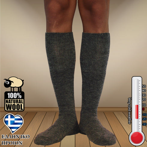 Κάλτσες Racing Dimi Socks Ανδρικές Ισοθερμικές ΑΝΘΡΑΚΙ