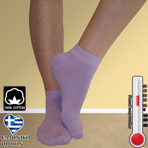 Κάλτσες Dimi Socks Καθημερινές πετσετέ (95% βαμβάκι) ΛΙΛΑ