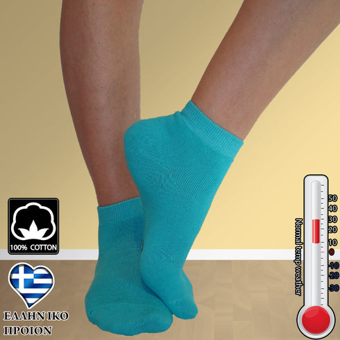 Κάλτσες Dimi Socks Καθημερινές πετσετέ (95% βαμβάκι) ΤΙΡΚΟΥΑΖ