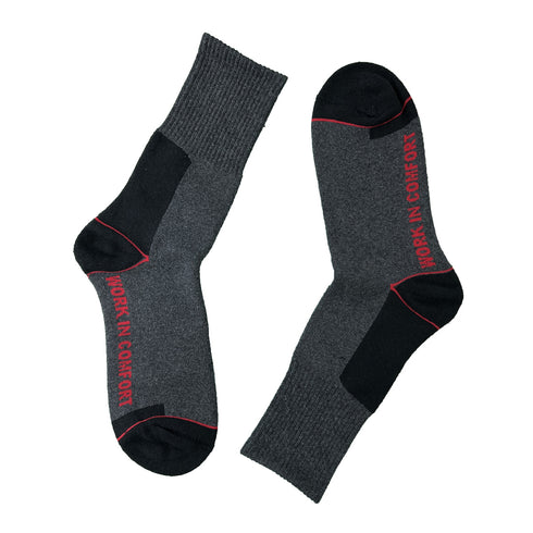 Κάλτσες Εργασίας Ενισχυμένες Dimi Socks ΑΝΘΡΑΚΙ Βαμβακερές