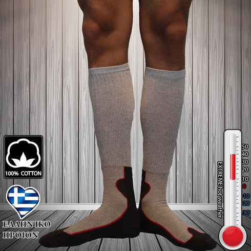 Κάλτσες Dimi Socks Ανατομικές ΓΚΡΙ (95% βαμβάκι)