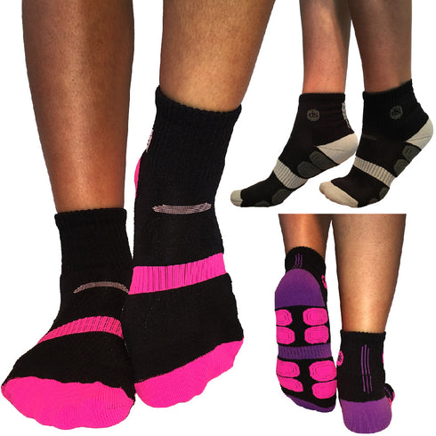 Dimi Socken Endurance 3.0® (Fuchsia-Lila-Grau)