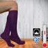 PURPLE Knee Length Dimi Socks (95% Cotton)