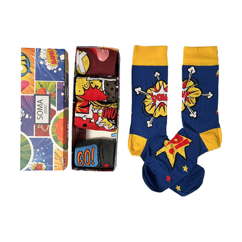 Κάλτσες Comic Λεπτές 4+1 ΔΩΡΟ (code 9002)